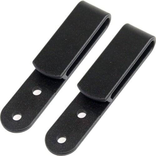 Pack of 2 QingGear Belt Clip Plastic IWB Clips Tough Clip Universal Sheath/Holster Clip with Chicago Screws