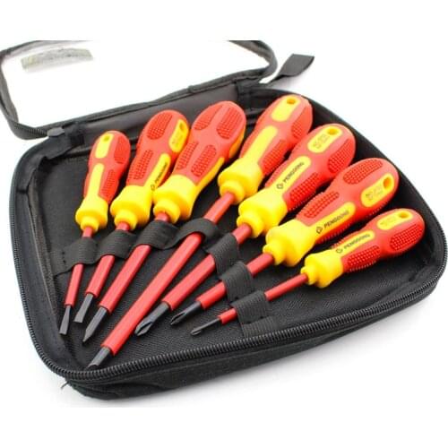 Hand Tools Insulated Screwdriver Set 7PCS High Voltage Resistant CR-V Slotted Phillips Screwdriver