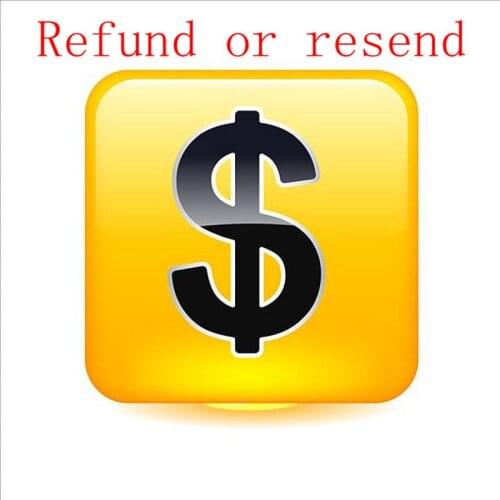 Only for refund us money for resend the products to you--please contact with us before you ordering this