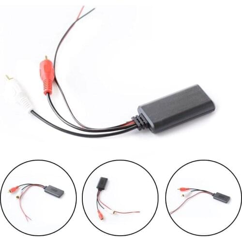 Universal Bluetooth AUX Receiver Module 2 RCA Cable Adapter Wireless Play Input Car For Truck Radio B2K7 Music Auto Audio S Q2C6