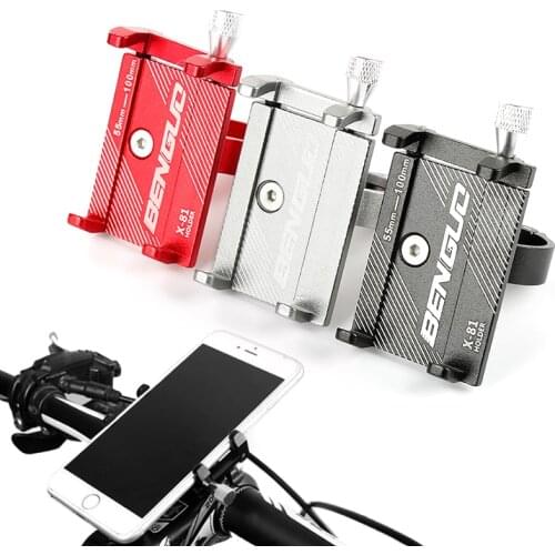 2021 Bike Phone Holder Bicycle Mobile Cellphone Holder Motorcycle Suporte Celular Aluminum alloy For iPhone Samsung Xiaomi