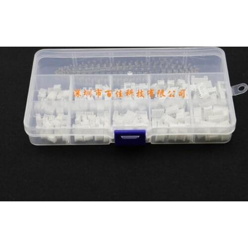 600pcs DuPont Terminal Connector PH2.0-2/3/4/5/6p male and female rubber shell terminal set