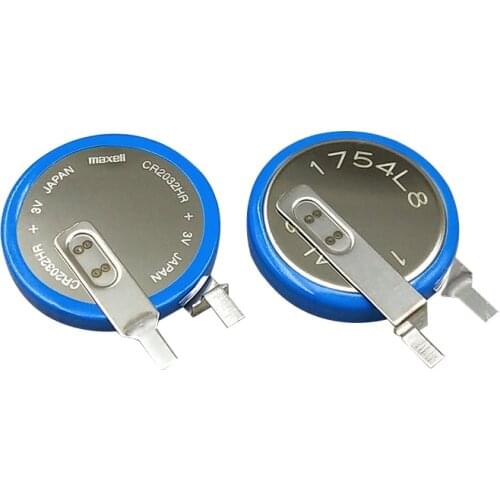2pcs/lot Maxell CR2032HR 3V button battery car tire pressure monitoring high temperature batteries cell CR2032