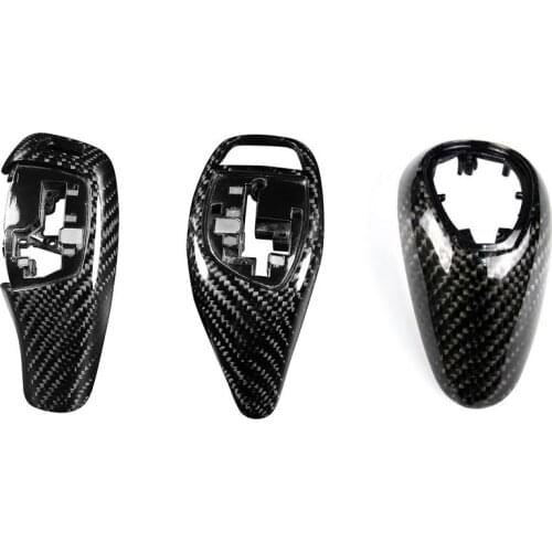 Car Carbon Fiber Gear ABS Shift Head Cover Knob Cover Trim For M2 M3 M4 F20 F21 (2012-2018) Car Auto Interior Accessories