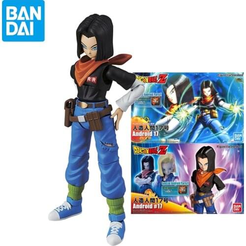 Bandai Assembly Model Figure-rise Dragon Ball Android 17 Action Figure Gundam Decoration Toy Childrens Birthday Gift