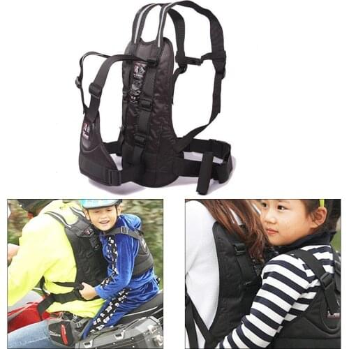 Childrens Safety Belt Adjustable Motorcycle Bike Vehicle Safe Strap Carrier Tool