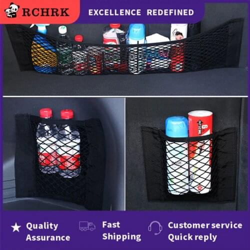 Car back seat elastic storage bag for polo volkswagen mercedes cla opel meriva renault clio volvo v60 bmw e61 x3 e83 polo 6r