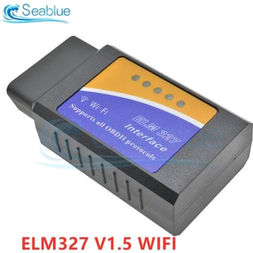 ELM327 V1.5 Bluetooth/Wifi OBD2 Car Scanner V1.5 Elm327 Bluetooth OBDII Auto Diagnostic Tool Code Reader For Android/IOS/Windows