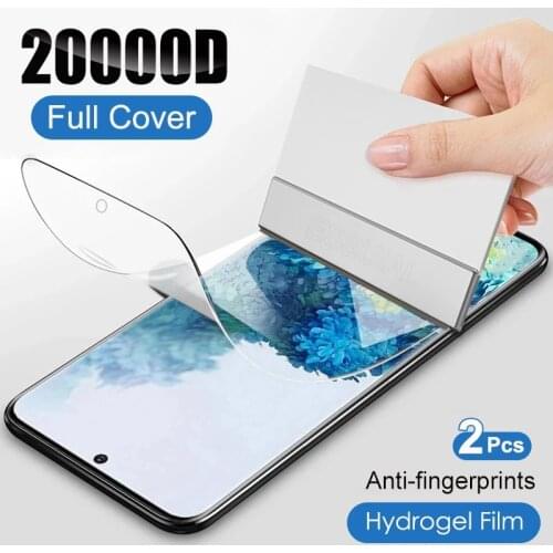 2Pcs Hydrogel Film For Samsung A51 A71 A50 A70 A52 A72 A31 M31 Screen Protector For Samsung A21s A20 A40 A5 2017 A6 A7 A8 2018