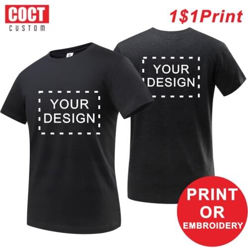 COCT T-shirt 2020 sports casual top private group LOGO custom T-shirt men and women custom top