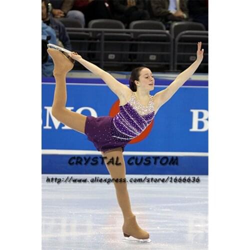 Crystal Custom Figure Skating Dresses Girls New Brand Ice Skating Dresses For Competition DR4535