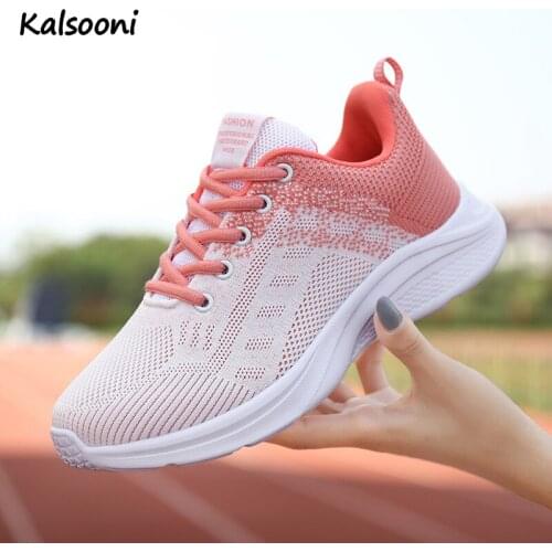 Kalsooni Women Sneakers Casual Tennis Sports Shoes Breathable Air Mesh Non-slip Runing Shoes