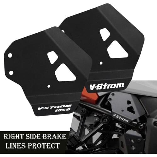 Motorcycle Aluminum Right side brake lines protector cover Guard Frame For SUZUKI V-STROM 1050 VSTROM 1050 XT 1050XT 2019-2021