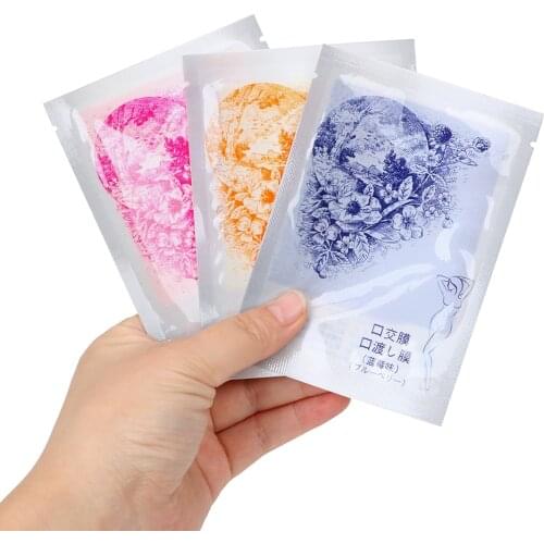 Oral Sex Film Fruit Taste Ultra Thin Sex Toys for Couples Adult Games SM Products