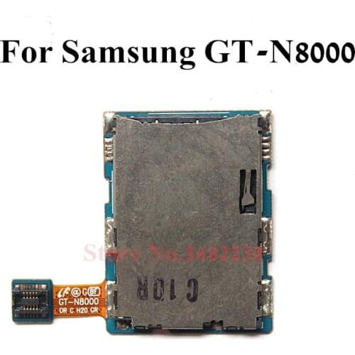 Original SIM Card Slot Socket Holder Flex Cable FPC For Samsung N8000 N8020 P7500 P7510 Sim Card reader Flex Ribbon Board parts
