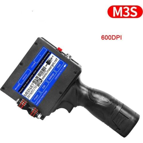 LED Screen Touch-Screen Handheld Printer 600DPI Intelligent USB QR Code Inkjet Label Printer Coding Machine