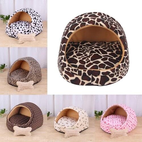 Warm Puppy Dog Pet Bed House Cute Removable Dog Cat Beds for Small Dogs Cats Kedi Katten Mat Kennes Mascotas Products Pet Home