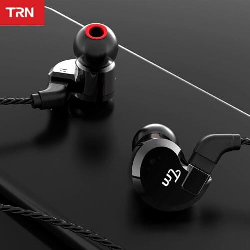 TRN V80 2BA 2DD Hybrid Metal In Ear Earphone HIFI DJ Monito Running Sport Earphone Earplug Headset Detachable Cable ZSX VX V90