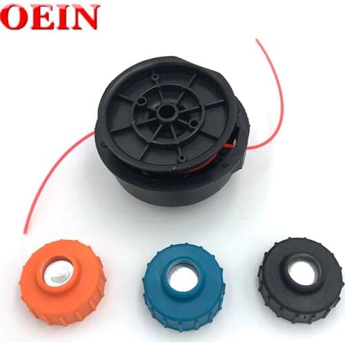 Universal M10 Aluminum Nylon Brush Mower Bump Spool Grass Trimmer 2 Lines Cutter Head Thread Line String Saw Grass Brush Mower