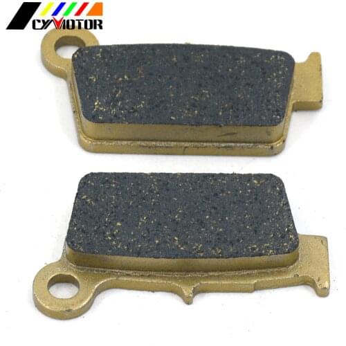 Motorcycle Scooter Rear Brake Pads For RVX MXV SVX KX KLX RMZ YZ WR RR RS SM 250 350 400 450 520 525 F R Supermoto