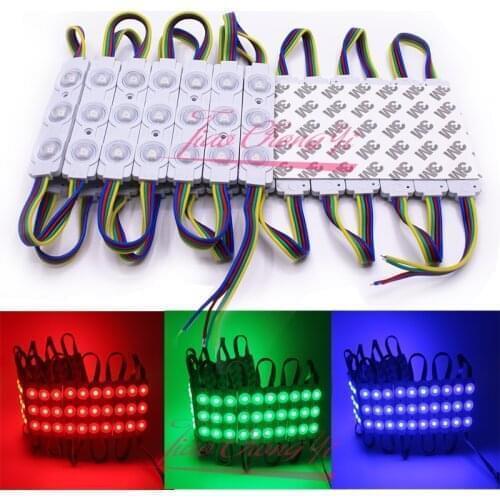 1.5W 5050 3LED RGB 160 degrees LED Module SMD 3 LEDS Light Waterproof 12V