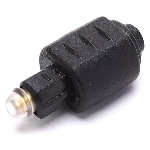 1pc Mini Optical Audio Adapter 3.5MM Female Jack To Male Plug for Amplifier