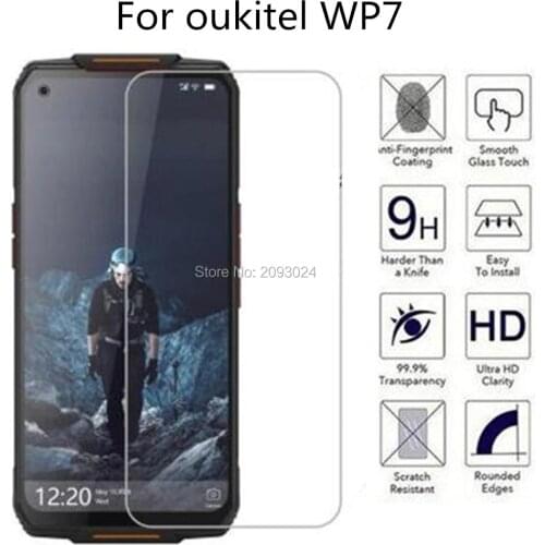 10PCS 2.5D 9H Tempered Glass For oukitel WP7 Screen Protector Toughened protective film For Oukitel WP5 WP6 Phone Glass