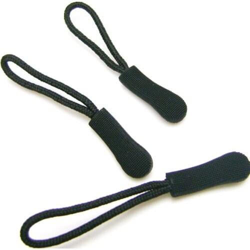 150 pcs /lot Puller-001 slip-resistant black silicon zipper puller for apparel luggage bag sportwear free shipping