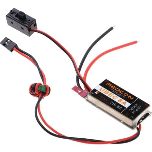 8A UBEC 2S-6S Input 8A 5V/6V Output DC - DC UBEC for RC Helicopter
