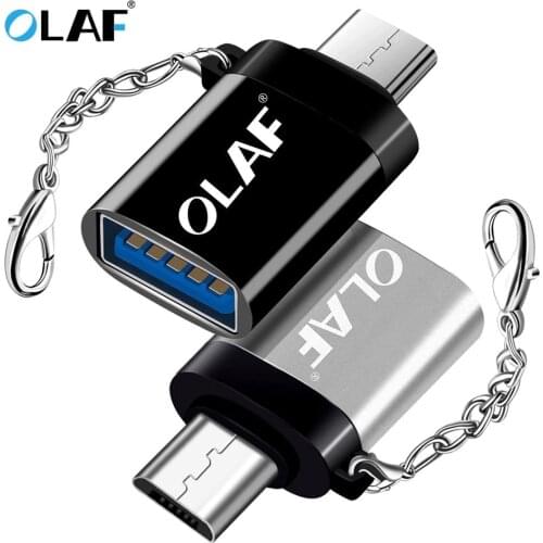 OLAF OTG Micro USB Cable Adapter For Xiaomi Redmi Note Samsung Android Charging Converter USB 2.0 Microusb OTG Cable Connector