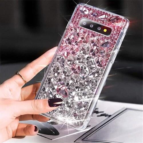 Luxury Fashion Full Bling Crystal Diamond Case Cover For Samsung Galaxy Note 20 10 Plus 9 8 S21 S20 FE Ultra S10E S10/9/8 Plus