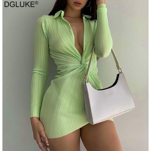 Модные платья-рубашки DGLUKE China At AliExpress