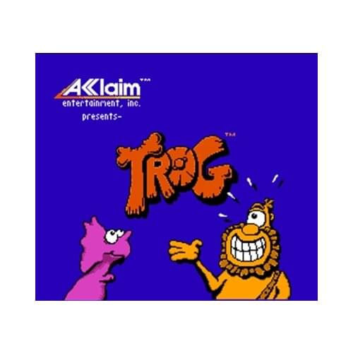 Trog Region Free 60 Pin 8Bit Game Card For Subor Game Players