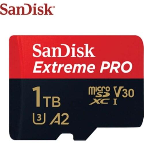 SanDisk Extreme Pro micro sd 64GB 128GB 1TB Memory Card 512G Class 10 Cartao De Memoria U3 A2 V30 1TB TF Flash Card for Gopro
