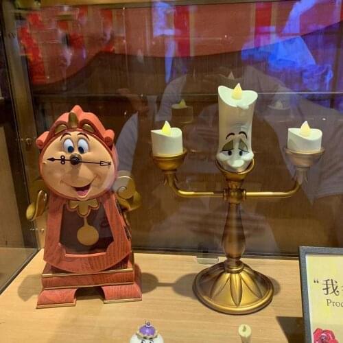 Beauty and the Beast Cogsworth Lumiere Include 1 Clock + 1 Candle