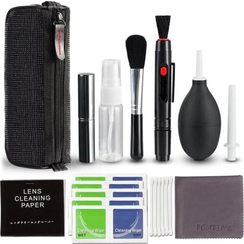 19Pcs Camera Cleaner Kit Lens Digital Camera Sensor Cleaning Cleaner Kit DSLR Lens Digital Camera Sensor Cleaning