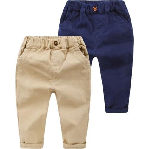 Boys Clothes Baby Boy Trousers Kids High Quality Long Thin Style Pants Pure Color Pockets Casual Outfit Spring And Autumn New