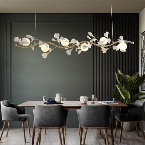 Luxury Chandelier Nordic Glass Ball Pendant Lamp Modern Lighting Hanging light Fixtures Indoor Decoration For Hotel Dining Room