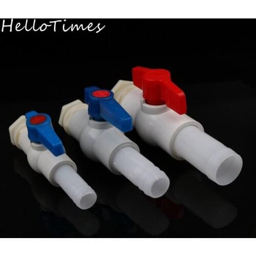 1 Set PVC 1/2" 3/4" 1" Fish tank Joints aquarium outlet bucket connector 20 25 32mm aquarium drain fittings water tank adapter