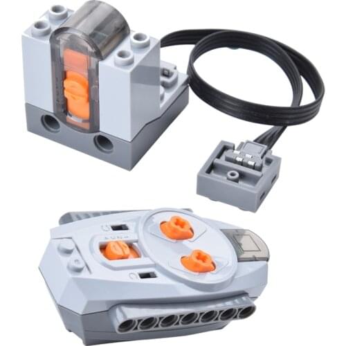 Technology Power Feature Kits IR TX Servo Battery Box Building Blocks Bricks Toys Compatible with IR TX 8835