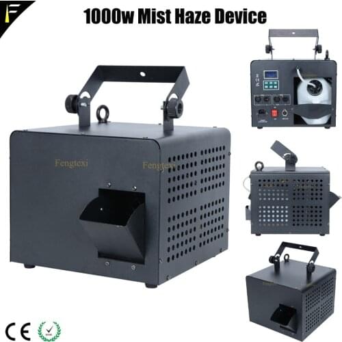 High-end Bar Props Machine DMX/Remote Module 1000w Haze Mist Smog Machine Hazer for Theater Scene Special Effect Party Stage DJ