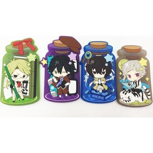 3pcs/lot random send Bungo Stray Dogs Magnetic Sticker fridge stickers action figure