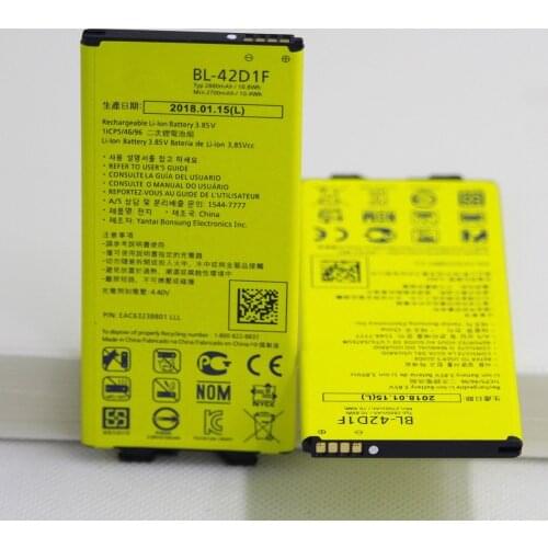 2pcs/lot 2800mAh internal Phone Battery BL-42D1F For LG G5 VS987 US992 H820 H840 H850 H830 H831 H868 BL 42D1F Mobile Battery