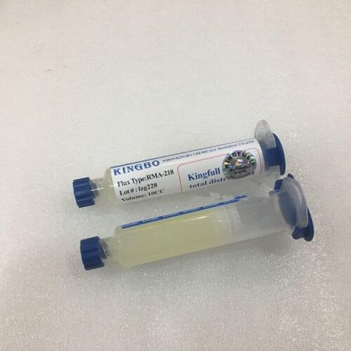 RMA-218 KINGBO No-Clean BGA Reballing Solder Ball Repair Solder Soldering Flux Paste 10CC