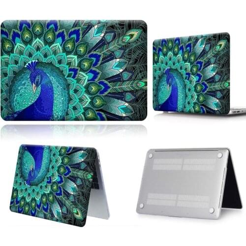 Peacock Pattern Laptop Case For Apple Macbook 12/Air 11 13 A2337/Pro 13(A2251 A2289) 15 16 /Pro 13 A2338