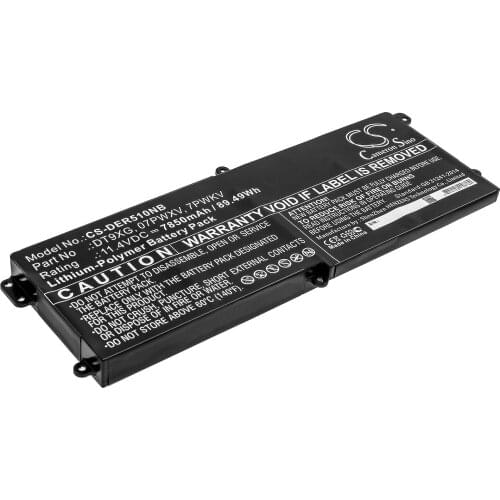 CS 7850mAh/89.49Wh battery for DELL Alienware Area 51m ALWA51M-D17,51m ALWA51M-D17,51m ALWA51M-D17,51m ALWA51M-D17