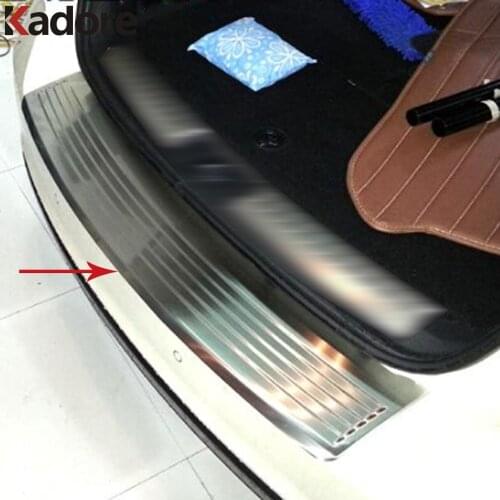 For Dodge Journey For Fiat Freemont 7seat JC 2012-2014 Stainless Steel Rear Bumper Guard Protector Cover Sill Trunk Streamer