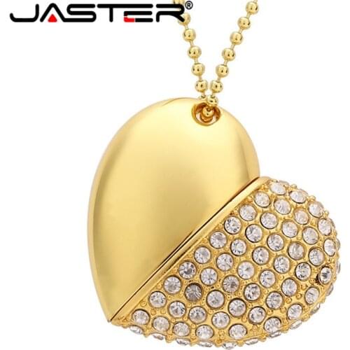 JASTER glass metal keychain USB 2.0 flash pen drive 4GB 8GB 16GB 32GB 64GB usb flash drive USB 2.0