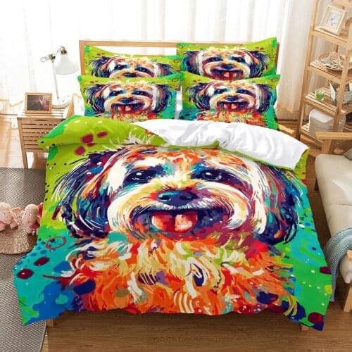 Bedding set duvet cover set 3d bedding digital printing bed linen queen size bedding set fashion design