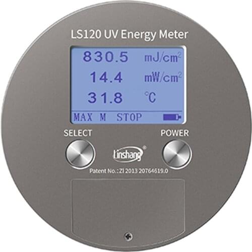 LS120 UV Energy Meter Detect the UV energy density, UV irradiance and temperature of UV curing machine